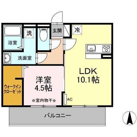 ダンケ・プロストの物件間取画像